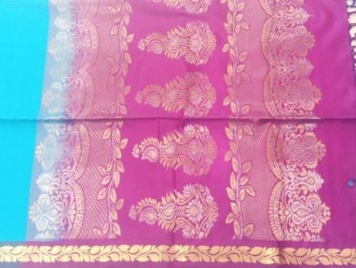 SOFT SILK SAREE WITH BLOUSE